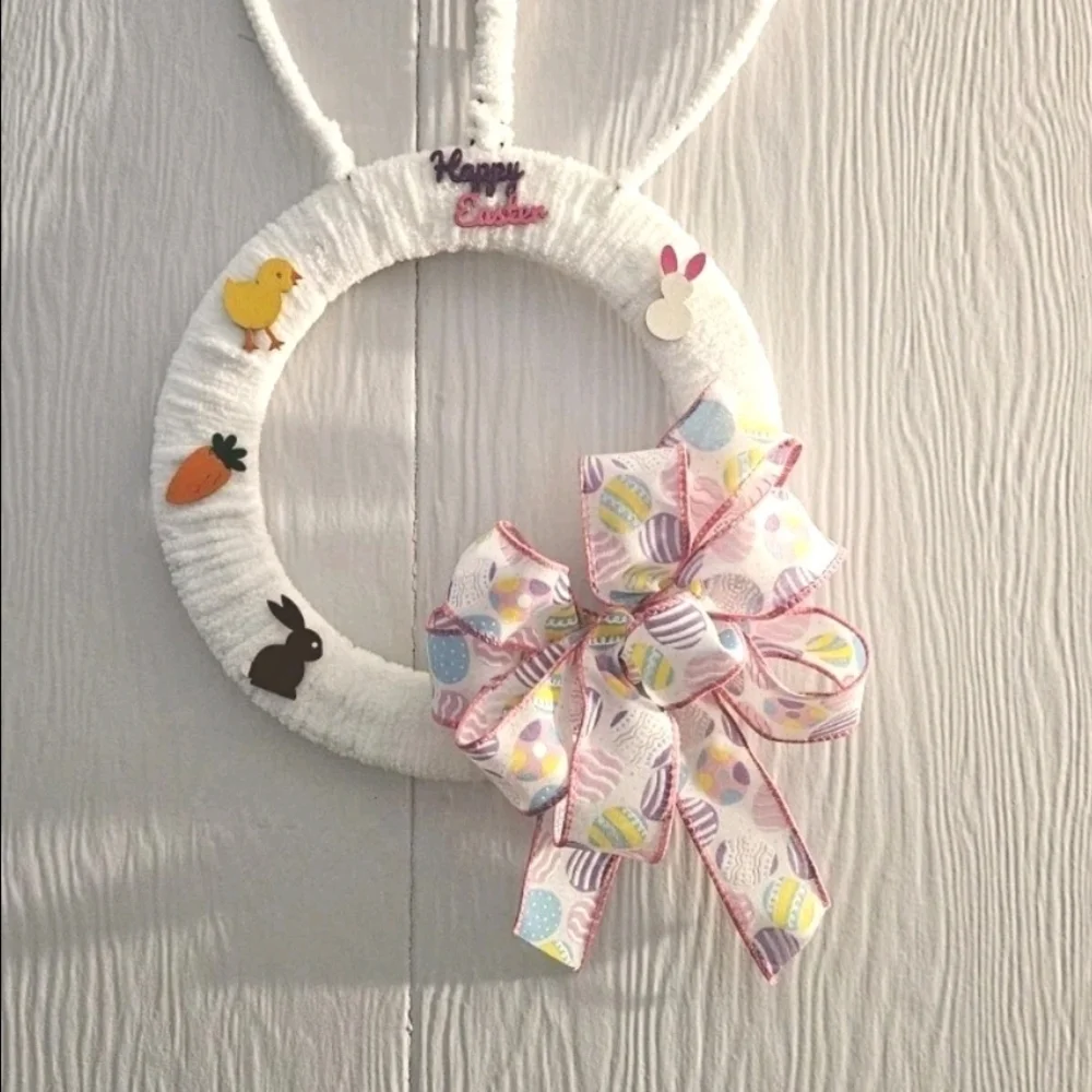 Handmade Easter Bunny/Rabbit Wreath Or Wall Decoration